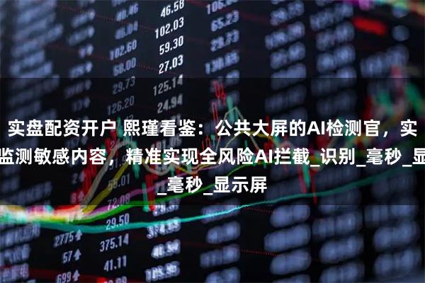 实盘配资开户 熙瑾看鉴：公共大屏的AI检测官，实时AI监测敏感内容，精准实现全风险AI拦截_识别_毫秒_显示屏