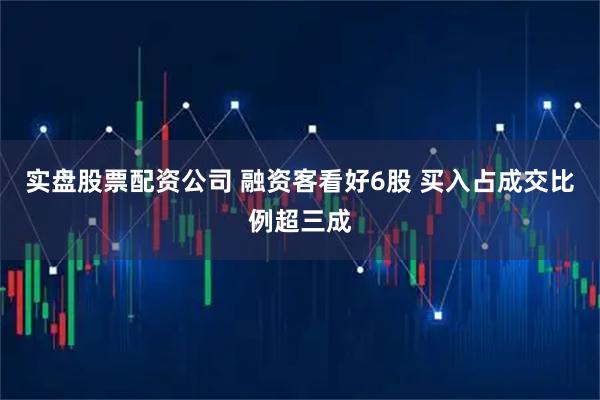实盘股票配资公司 融资客看好6股 买入占成交比例超三成